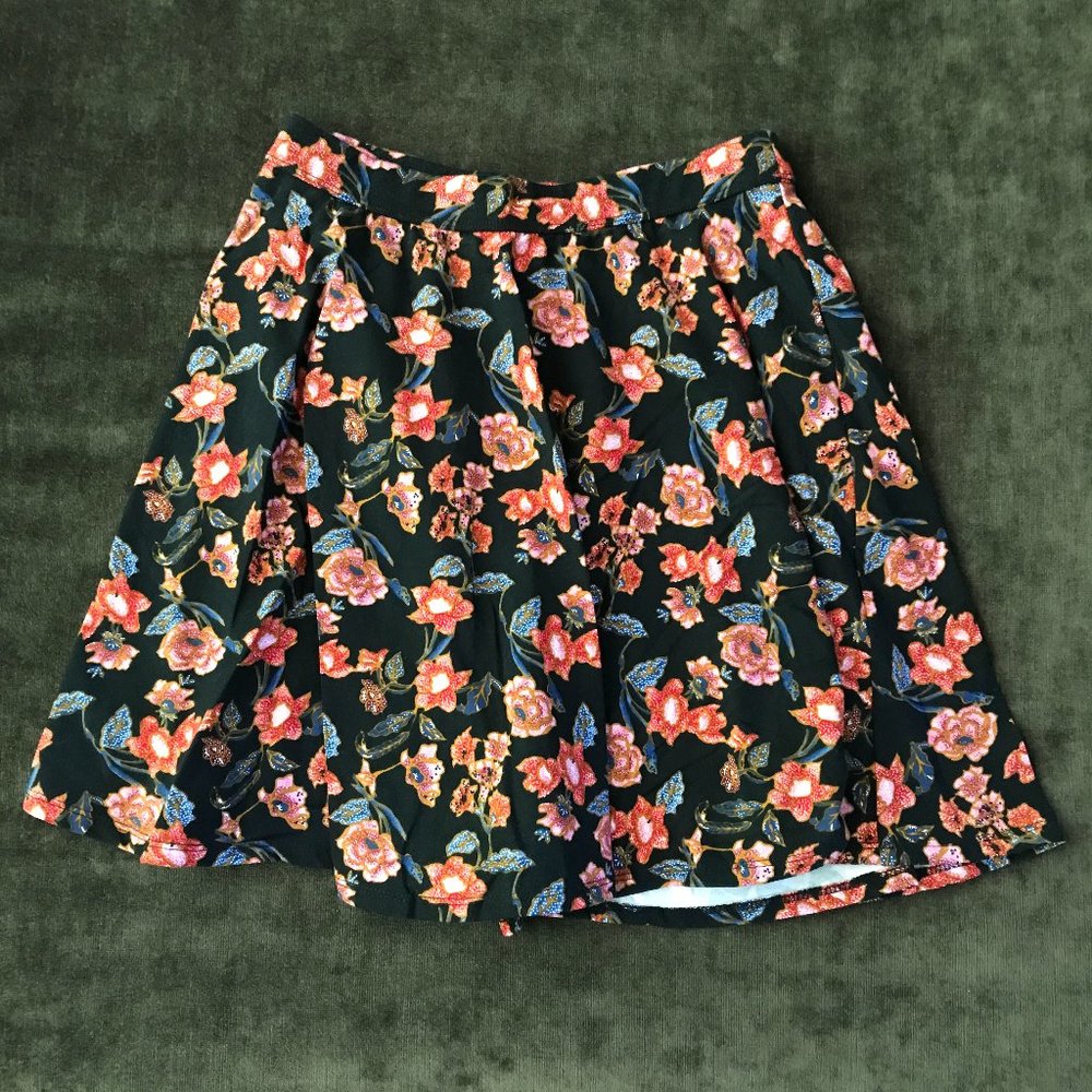 3/$20 Hollister Floral Skater Skirt